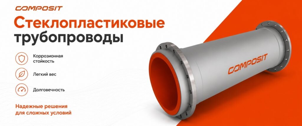 Почему стеклопластиковые трубопроводы с полиуретановой футеровкой — оптимальный выбор для сложных условий эксплуатации?