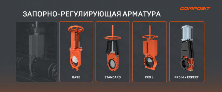 Шиберно-ножевые задвижки Composit разработаны для сложных условий эксплуатации